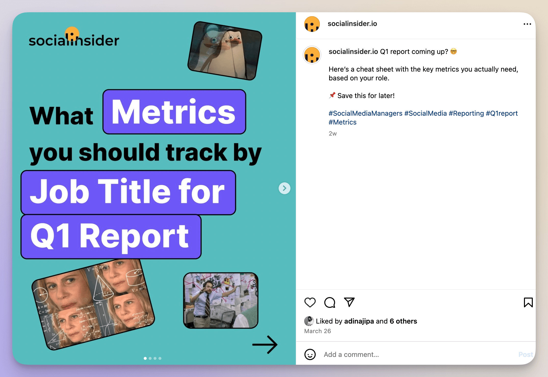 instagram carousel example